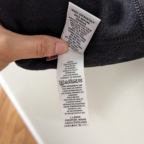 L.L. Bean Women's PrimaLoft ThermaStretch Fleece Pants, Mid-Rise Straight-Leg - Picture 15 of 16